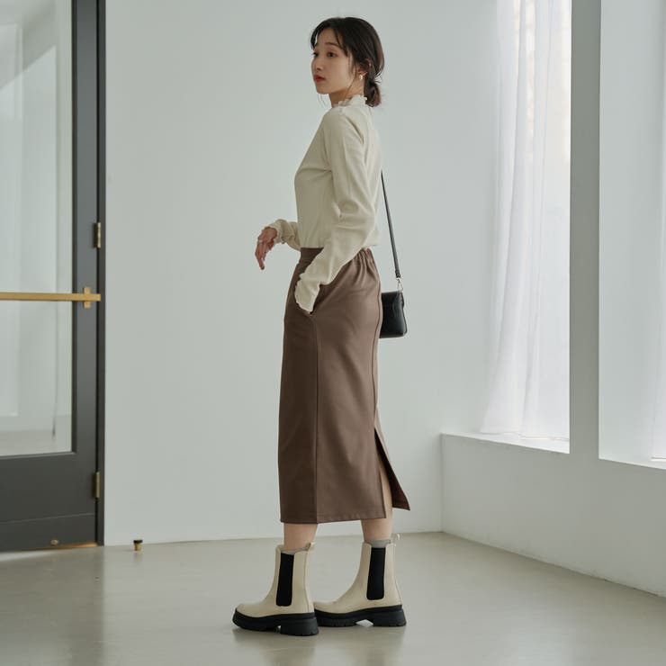 メローリブタートルネックロンT（WEB限定カラー） | coen【women】 | 詳細画像17 