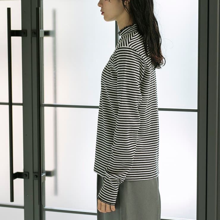 メローリブタートルネックロンT（WEB限定カラー） | coen【women】 | 詳細画像30 