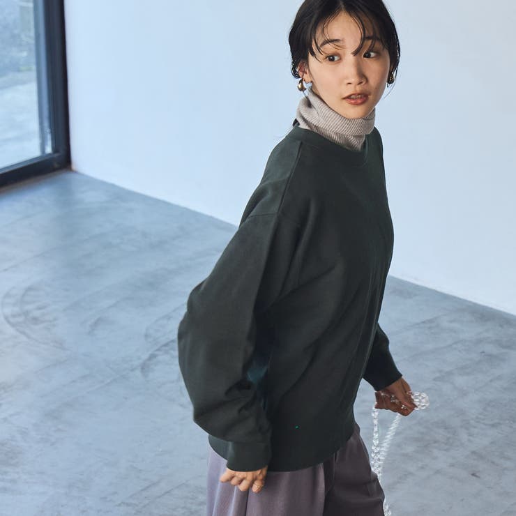 【WEB限定】USAコットン裏毛ベア刺繍スウェット | coen【women】 | 詳細画像14 