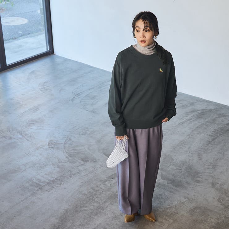 【WEB限定】USAコットン裏毛ベア刺繍スウェット | coen【women】 | 詳細画像17 