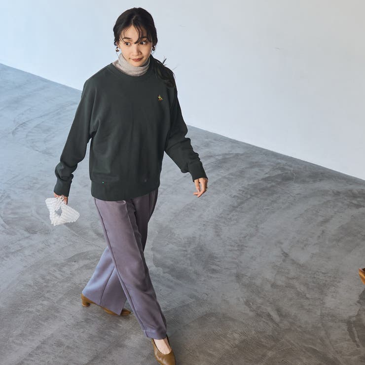 【WEB限定】USAコットン裏毛ベア刺繍スウェット | coen【women】 | 詳細画像19 