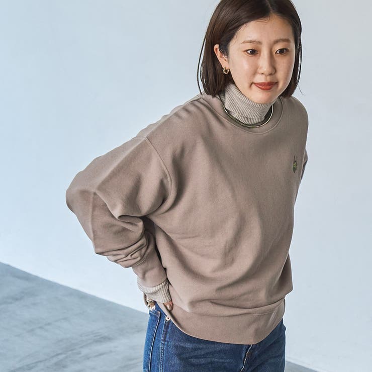 【WEB限定】USAコットン裏毛ベア刺繍スウェット | coen【women】 | 詳細画像23 