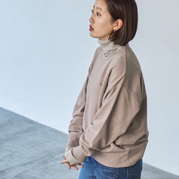 【WEB限定】USAコットン裏毛ベア刺繍スウェット | coen【women】 | 詳細画像24 