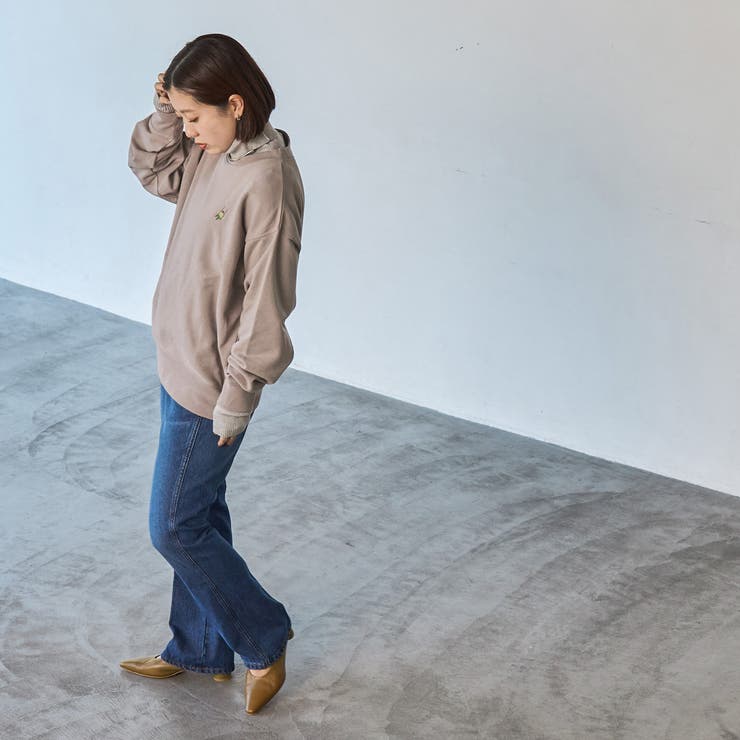 【WEB限定】USAコットン裏毛ベア刺繍スウェット | coen【women】 | 詳細画像28 