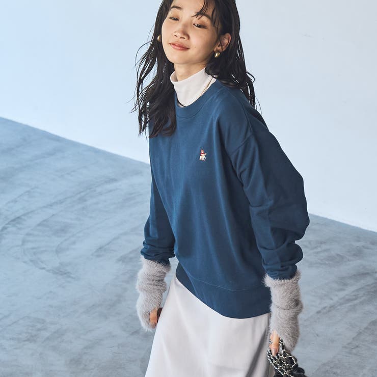 【WEB限定】USAコットン裏毛ベア刺繍スウェット | coen【women】 | 詳細画像36 