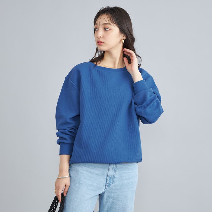 ツイルコクーンボートネックプルオーバー[品番：COEW0005228]｜coen