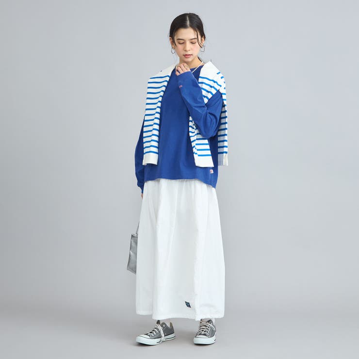 USAコットン天竺チビロゴ刺繍ロングスリーブTシャツ | coen【women】 | 詳細画像31 
