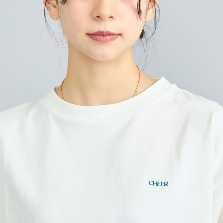 USAコットン天竺チビロゴ刺繍ロングスリーブTシャツ | coen【women】 | 詳細画像35 