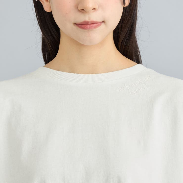 ピグメントドッキング刺繍Tシャツ[品番：COEW0005522]｜coen【women