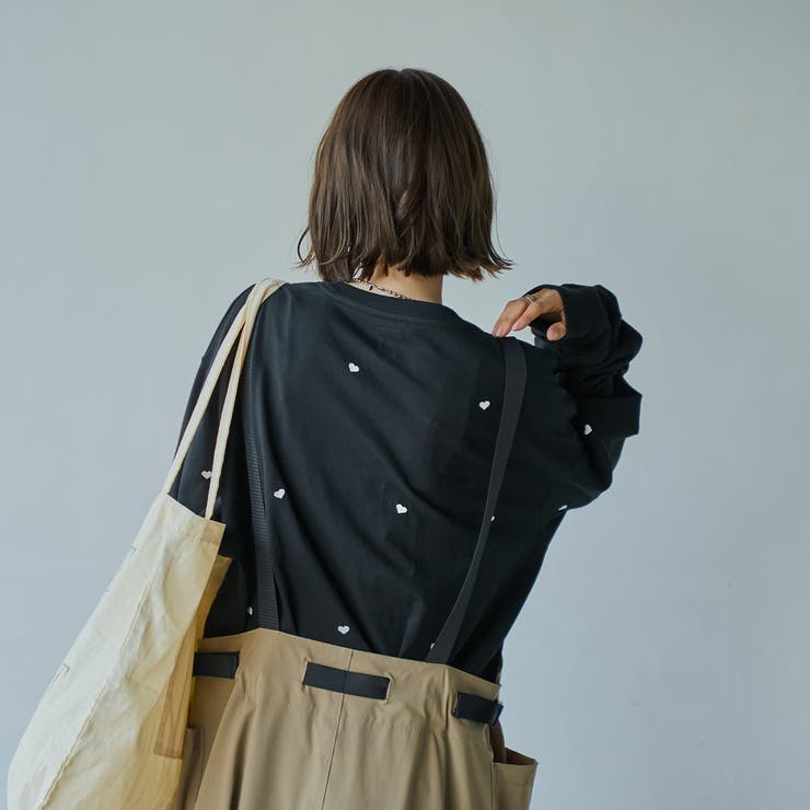 SunnySports別注ハートチビ刺繍ロングスリーブTシャツ | coen【women】 | 詳細画像10 