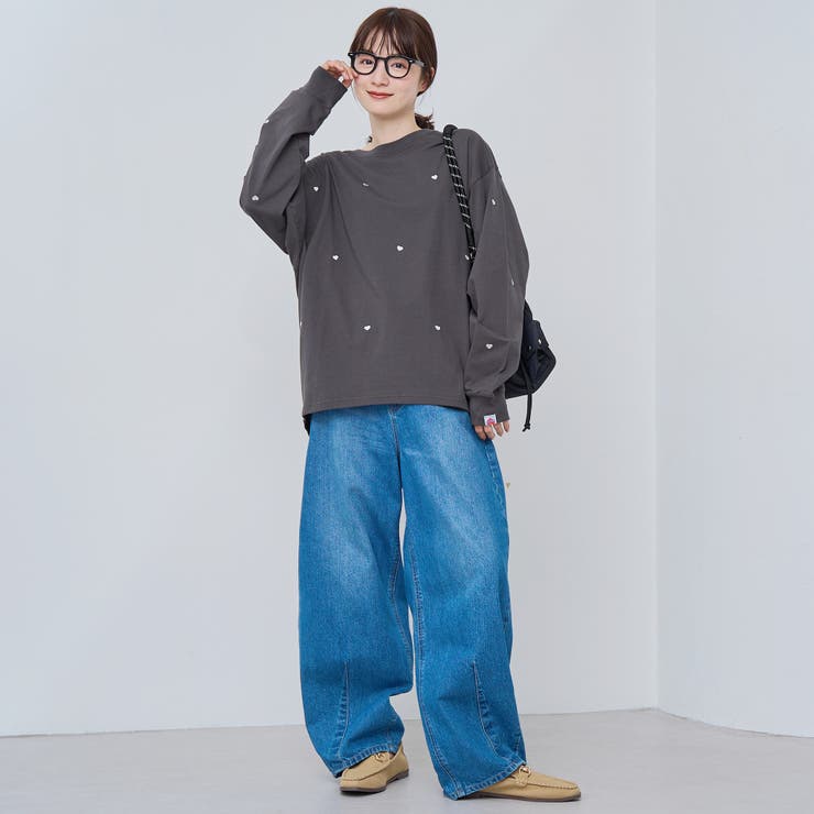 SunnySports別注ハートチビ刺繍ロングスリーブTシャツ | coen【women】 | 詳細画像19 