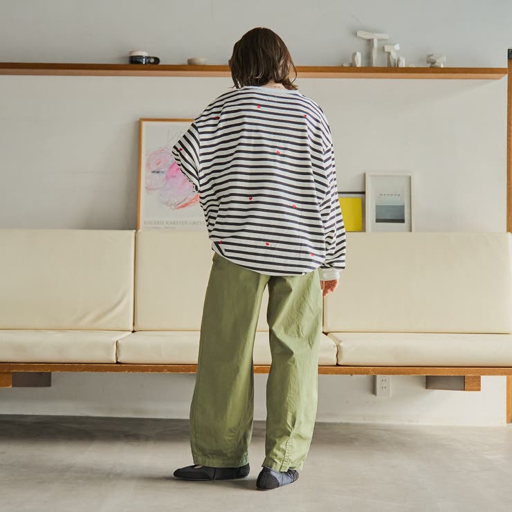 SunnySports別注ハートチビ刺繍ロングスリーブTシャツ | coen【women】 | 詳細画像25 