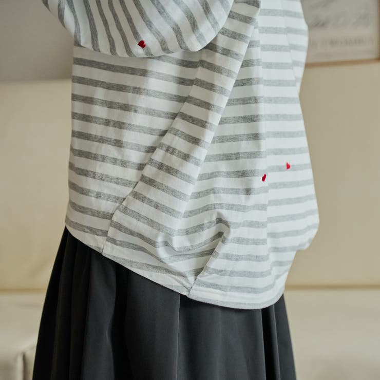 SunnySports別注ハートチビ刺繍ロングスリーブTシャツ | coen【women】 | 詳細画像29 