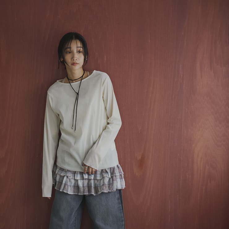 シアーベロアロングスリーブTシャツ | coen【women】 | 詳細画像14 