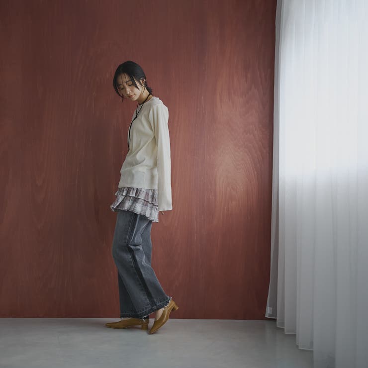 シアーベロアロングスリーブTシャツ | coen【women】 | 詳細画像16 