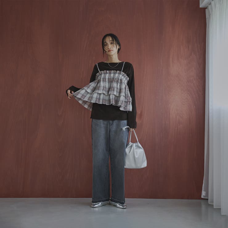 シアーベロアロングスリーブTシャツ | coen【women】 | 詳細画像8 