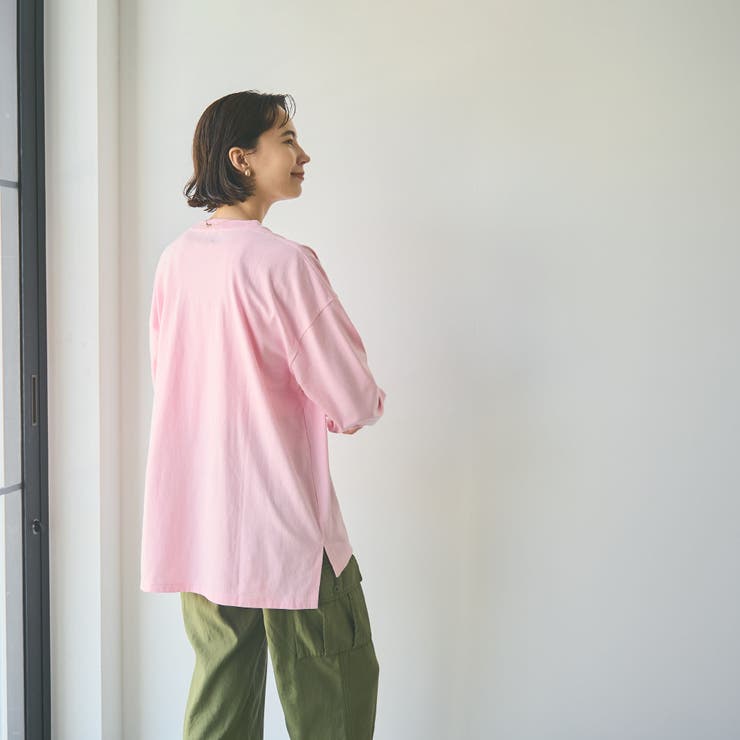 ポケット刺繍ロングスリーブTシャツ[品番：COEW0006101]｜coen
