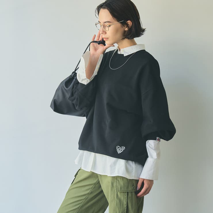 SunnySports別注ハートモチーフ刺繍スウェット | coen【women】 | 詳細画像2 