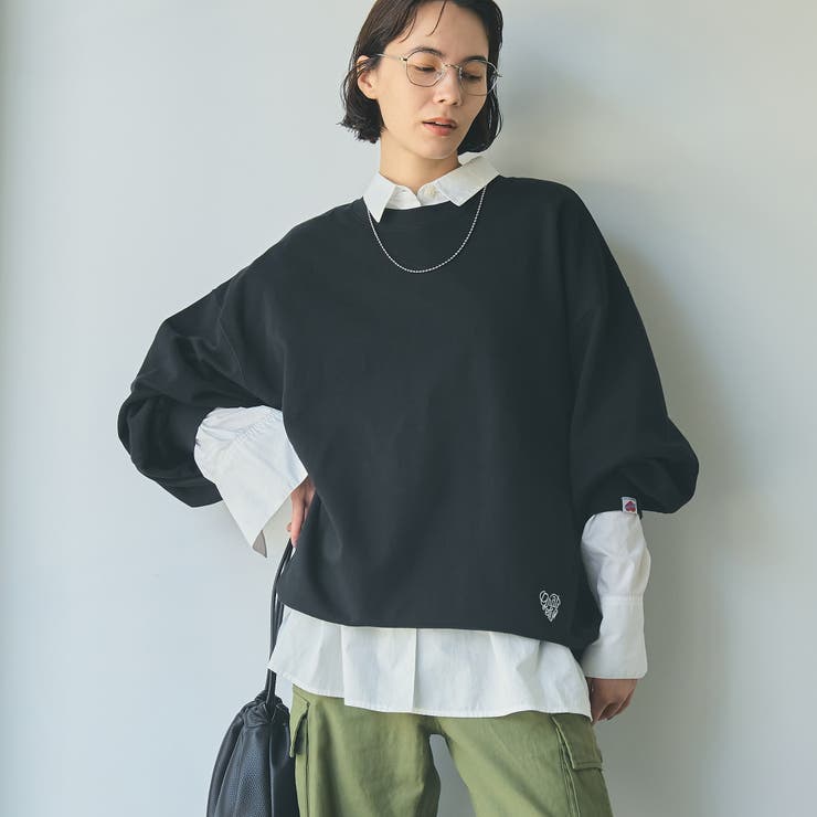 SunnySports別注ハートモチーフ刺繍スウェット | coen【women】 | 詳細画像3 