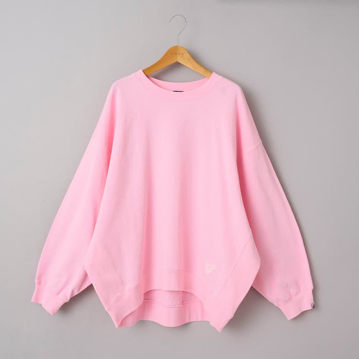 LT.PINK | SunnySports別注ハートモチーフ刺繍スウェット | coen【women】