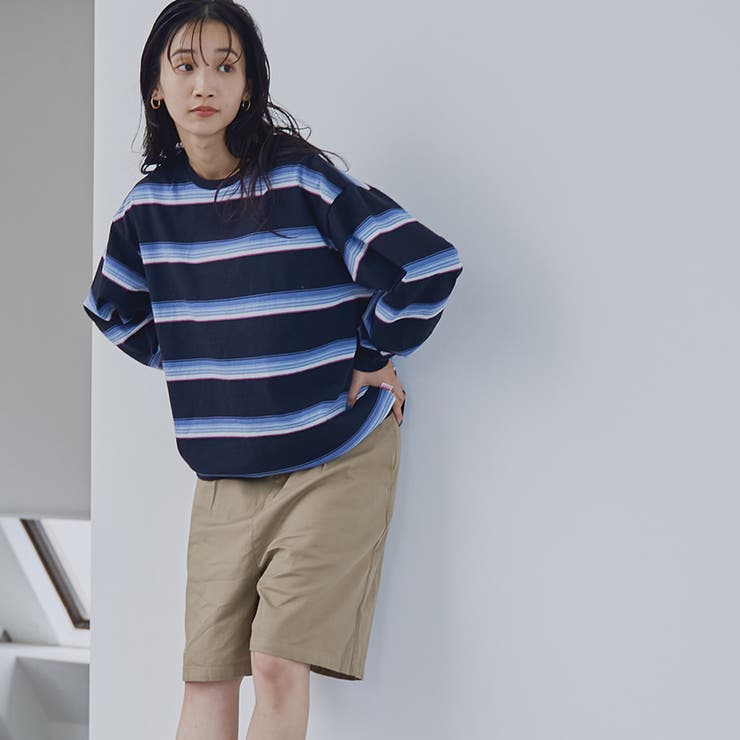 ヴィンテージボーダーロングスリーブTシャツ[品番：COEW0006249 