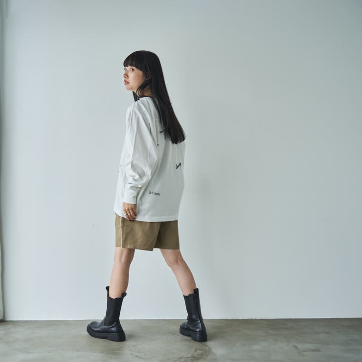 PENNEYS（ぺニーズ）別注ランダム刺繍ロングスリーブTシャツ | coen【women】 | 詳細画像10 