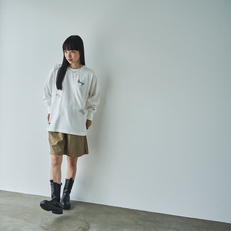 PENNEYS（ぺニーズ）別注ランダム刺繍ロングスリーブTシャツ | coen【women】 | 詳細画像11 