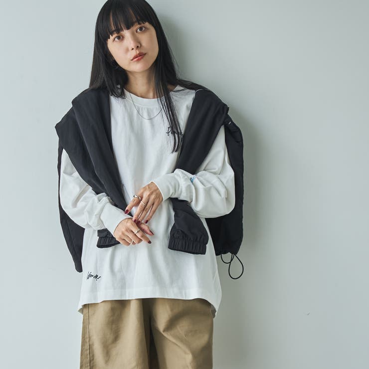 PENNEYS（ぺニーズ）別注ランダム刺繍ロングスリーブTシャツ | coen【women】 | 詳細画像13 