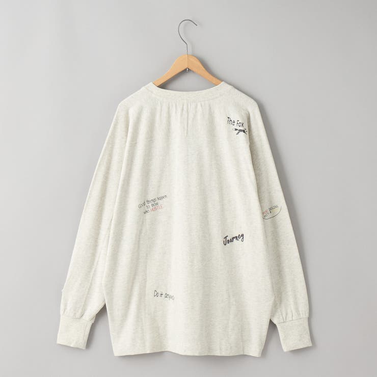 PENNEYS（ぺニーズ）別注ランダム刺繍ロングスリーブTシャツ | coen【women】 | 詳細画像36 