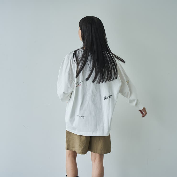 PENNEYS（ぺニーズ）別注ランダム刺繍ロングスリーブTシャツ | coen【women】 | 詳細画像8 