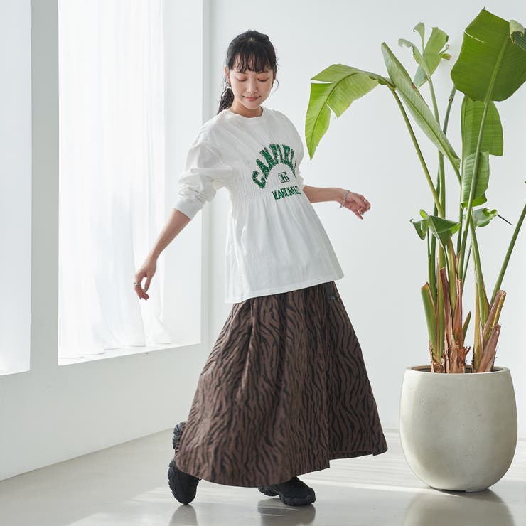 【WEB限定】天竺シャーリングロゴTシャツ | coen【women】 | 詳細画像20 