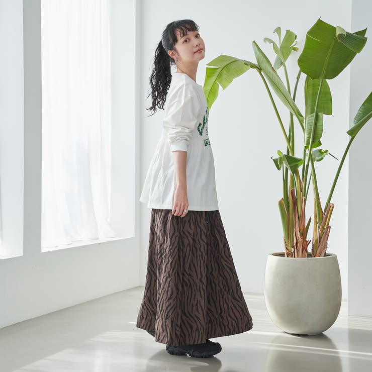 【WEB限定】天竺シャーリングロゴTシャツ | coen【women】 | 詳細画像21 