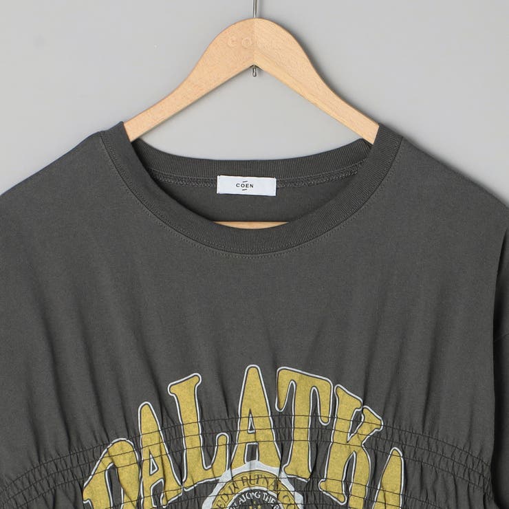 【WEB限定】天竺シャーリングロゴTシャツ | coen【women】 | 詳細画像36 