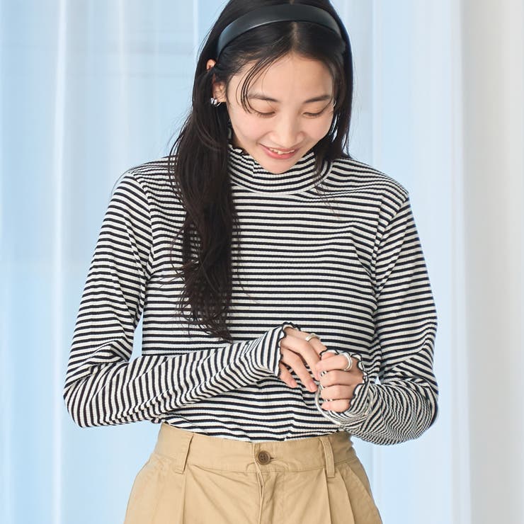 メロータートル ロングスリーブTシャツ（WEB限定カラー） | coen【women】 | 詳細画像1 