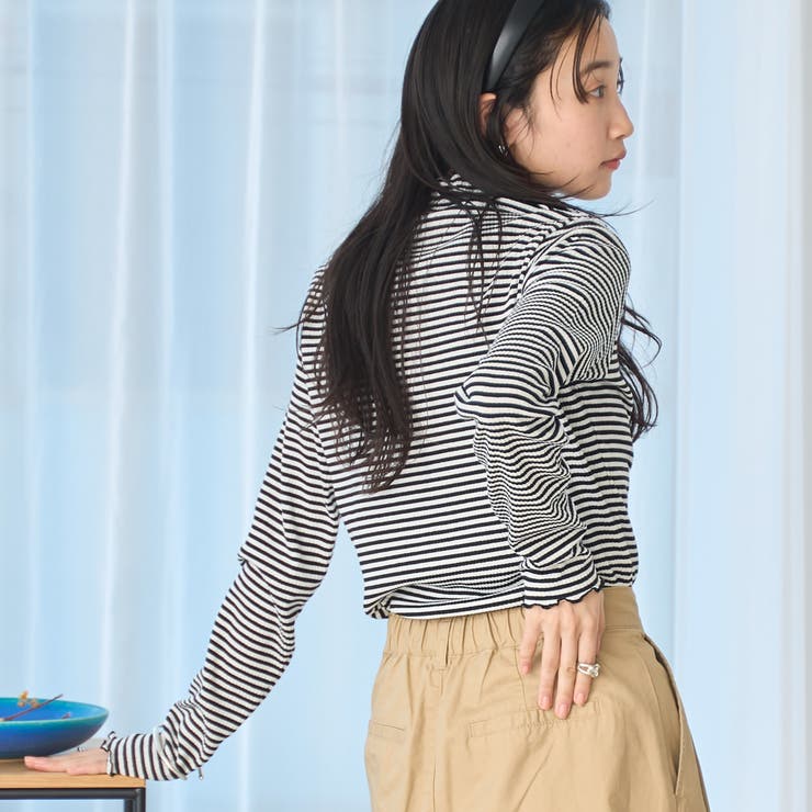 メロータートル ロングスリーブTシャツ（WEB限定カラー） | coen【women】 | 詳細画像25 