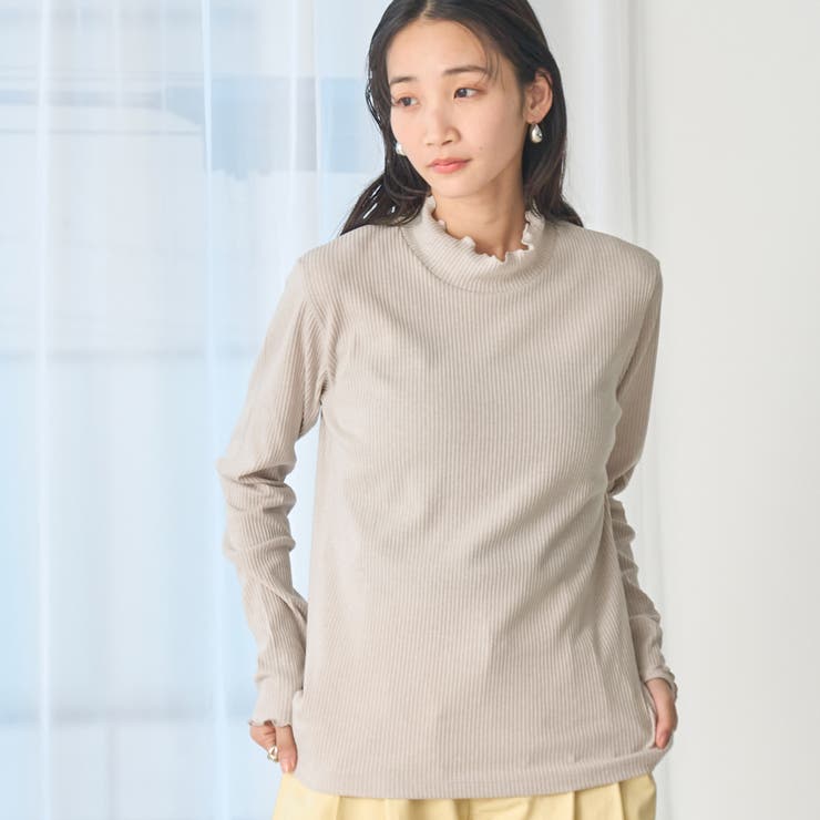 BEIGE | メロータートル ロングスリーブTシャツ（WEB限定カラー） | coen【women】