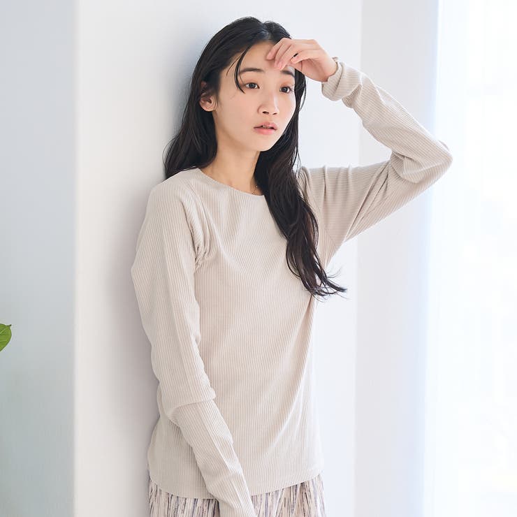 メロー袖 クルーネック ロングスリーブTシャツ | coen【women】 | 詳細画像15 