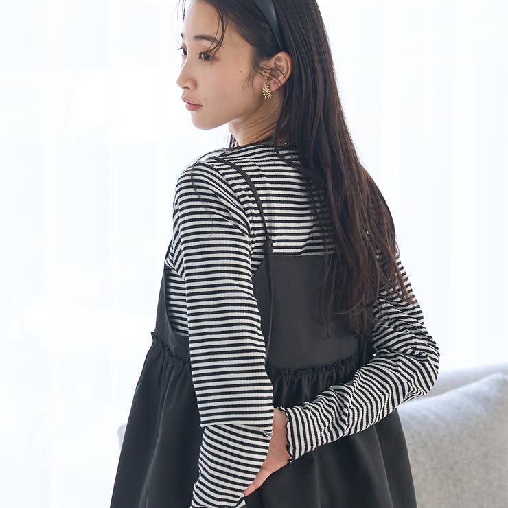 メロー袖 クルーネック ロングスリーブTシャツ | coen【women】 | 詳細画像23 