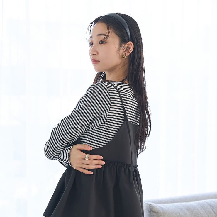 メロー袖 クルーネック ロングスリーブTシャツ | coen【women】 | 詳細画像24 