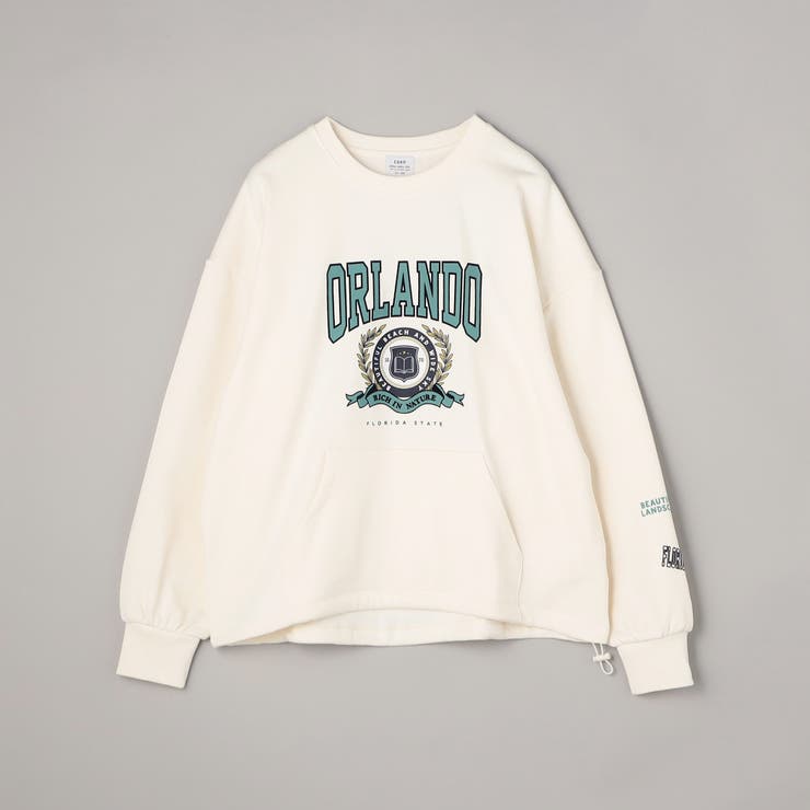 ロゴプリントカンガルーポケット裏毛スウェット | coen【women】 | 詳細画像12 