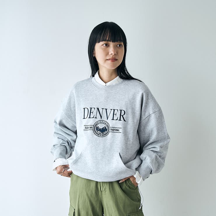 ロゴプリントカンガルーポケット裏毛スウェット | coen【women】 | 詳細画像15 