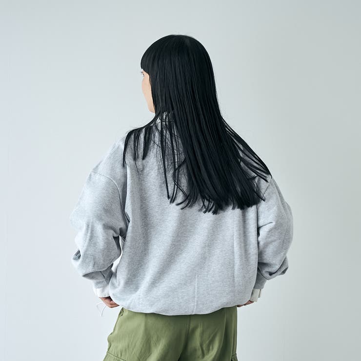 ロゴプリントカンガルーポケット裏毛スウェット | coen【women】 | 詳細画像16 