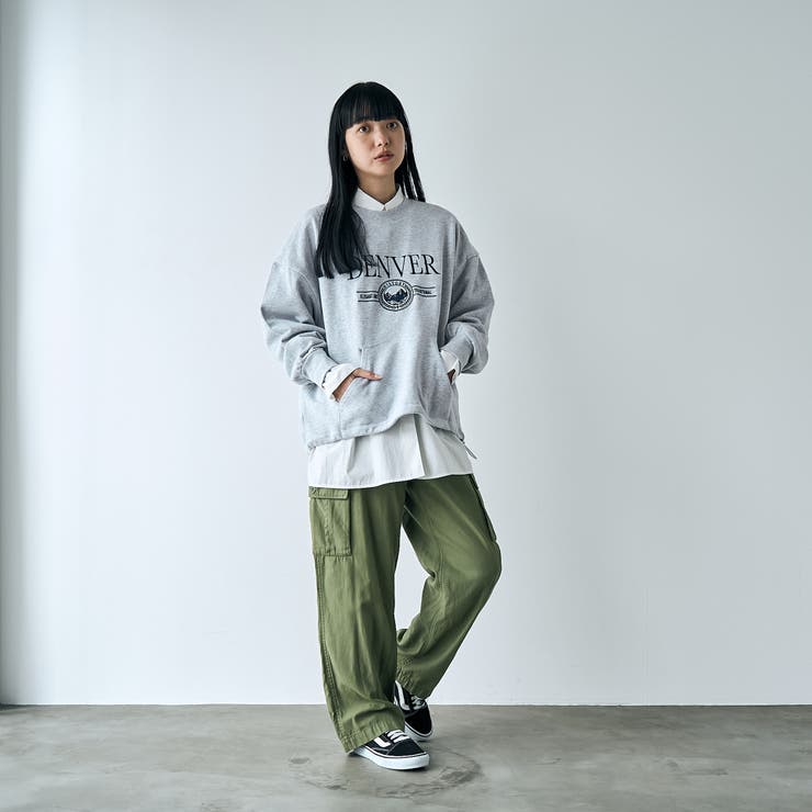 ロゴプリントカンガルーポケット裏毛スウェット | coen【women】 | 詳細画像20 