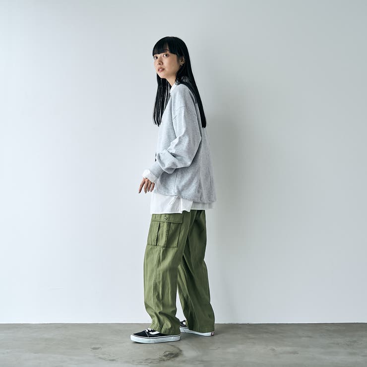 ロゴプリントカンガルーポケット裏毛スウェット | coen【women】 | 詳細画像21 