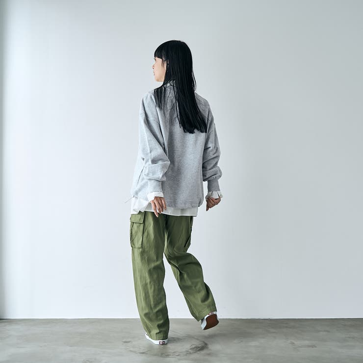 ロゴプリントカンガルーポケット裏毛スウェット | coen【women】 | 詳細画像23 