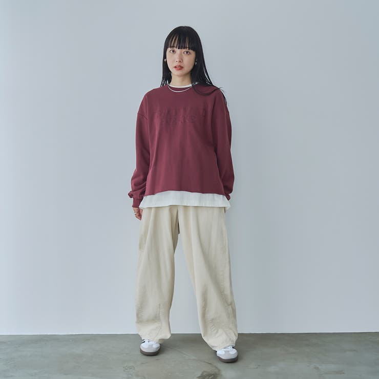 アソートロゴ刺繍裏毛クルーネックスウェット | coen【women】 | 詳細画像20 