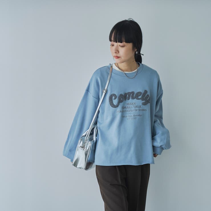 アソートロゴ刺繍裏毛クルーネックスウェット | coen【women】 | 詳細画像26 