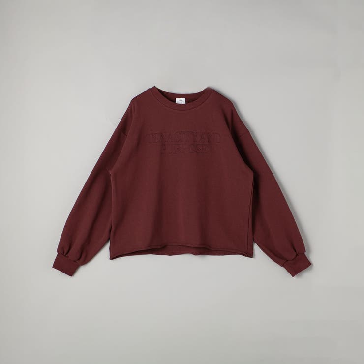 アソートロゴ刺繍裏毛クルーネックスウェット | coen【women】 | 詳細画像31 