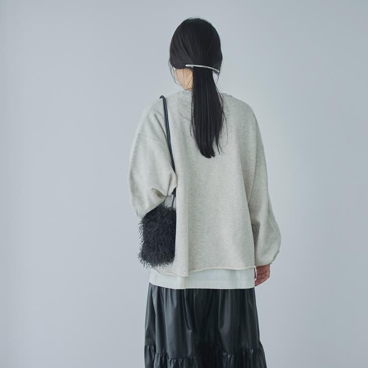 アソートロゴ刺繍裏毛クルーネックスウェット | coen【women】 | 詳細画像5 