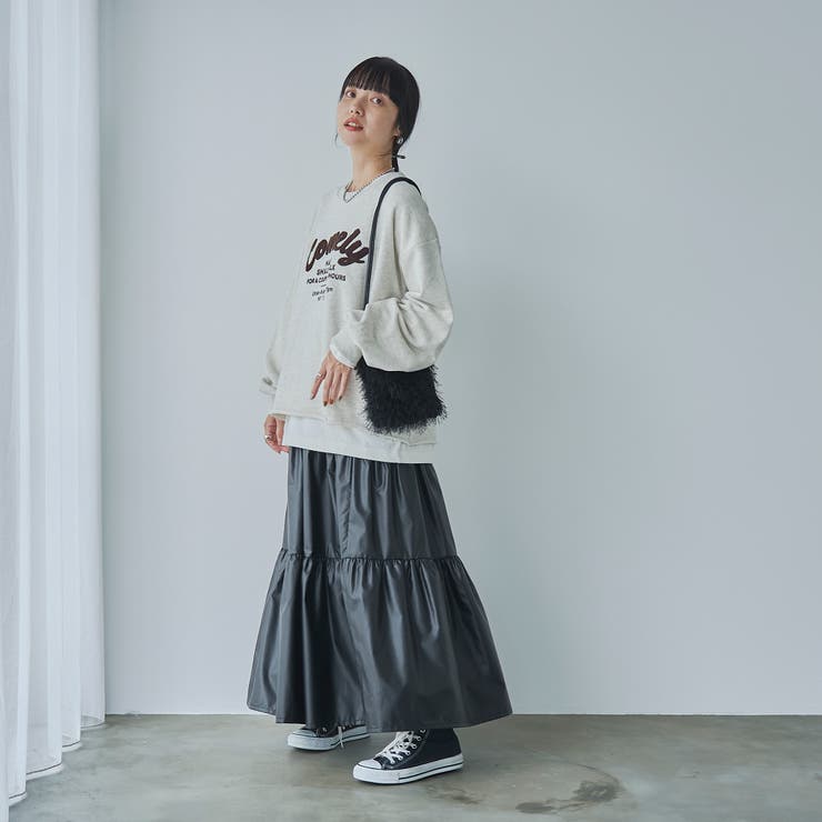 アソートロゴ刺繍裏毛クルーネックスウェット | coen【women】 | 詳細画像6 